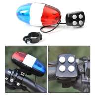 Сирена гудок для велосипеда со светодиодами Police Car Light Trumpet, 4 сигнала - Сирена гудок для велосипеда со светодиодами Police Car Light Trumpet, 4 сигнала
