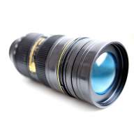 Кружка объектив Nican 24-70 мм - термокружка, с синей линзой - Кружка объектив Nican 24-70 мм - термокружка, с синей линзой