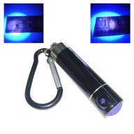 Ультрафиолетовый фонарик-брелок для проверки денег 1 диод LED 365 нм MINI - Ультрафиолетовый фонарик-брелок для проверки денег 1 диод LED 365 нм MINI